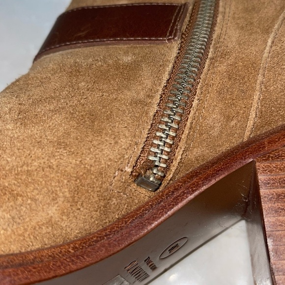 All Saints Tan Suede Jason Boots - Picture 12 of 12